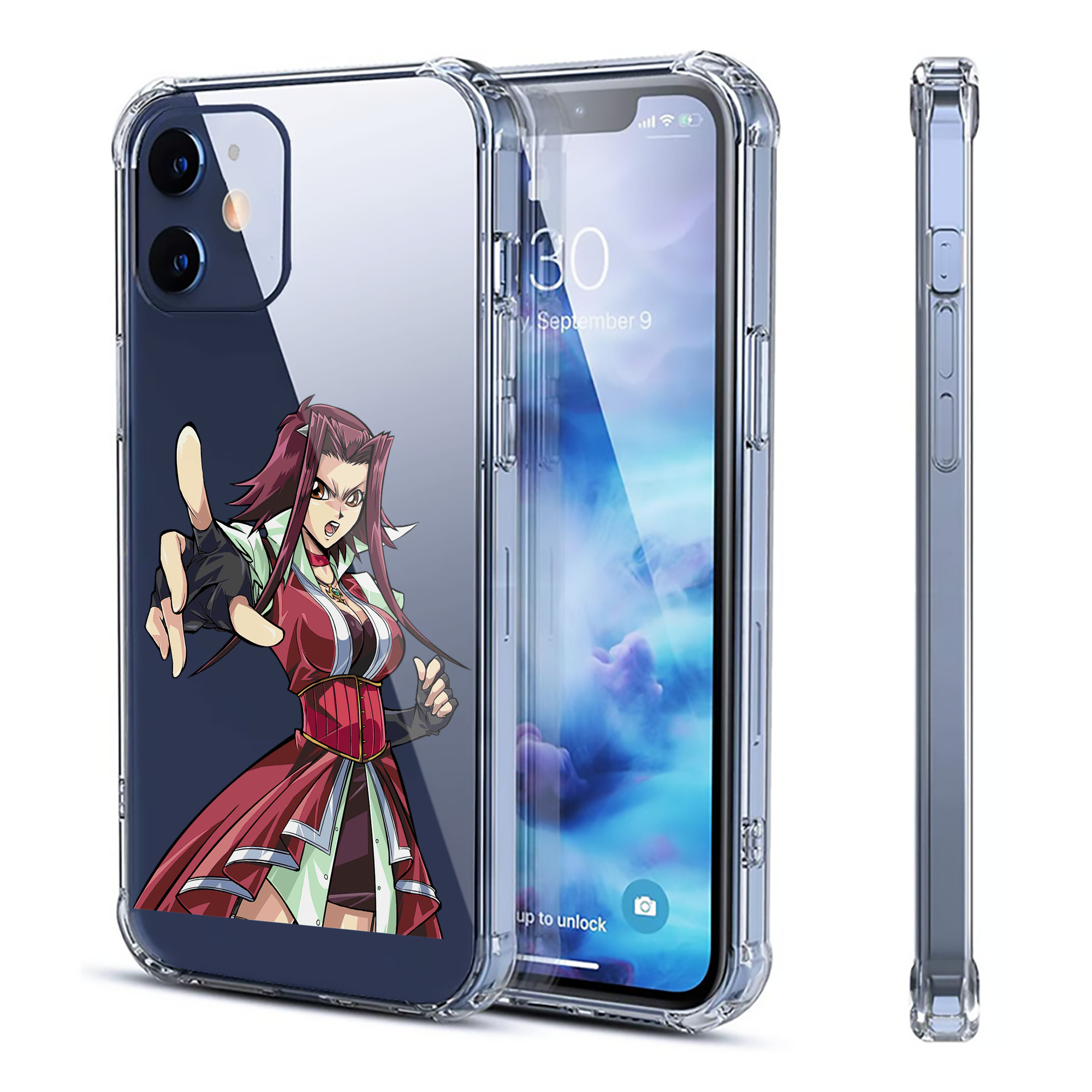 （画像用） 遊☆戯☆王 Yu-Gi-Oh! 【iPhone 12シリーズ対応】透明スマホケース（クリアソフトケース）
